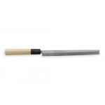 Couteau mod�le takohiki 21cm lame biseaut�e carbone yoshihiro jyosaku