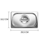 Couvercle pour bacs gastronormes hendi kitchen line mod�le gn 1 / 4