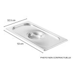 Couvercle pour bacs gastronormes professionnels hendi kitchen line mod�le gn 1 / 1