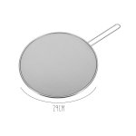Couvercle pour �viter les projections en acier inox 18 / 10 �29cm