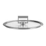 Couvercle plat strate fixe bouton rabattable cristel