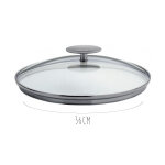Couvercle en verre bombé cristel platine Couvercle en verre bombé cristel platine