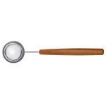 Cuill�re pour doser le caf� triangle sense 15ml acier inox et bois de prunier
