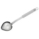 Cuillre de service en inox et silicone rosle