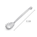 Cuillre  spaghetti acier inox triangle