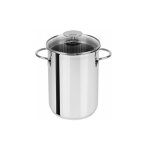 Cuit - asperges cristel inox 16cm avec panier et couvercle