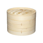 Cuit vapeur bambou kitchen craft 2 niveaux Cuit vapeur bambou kitchen craft 2 niveaux