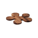 Dessous de plat fleur en bois