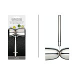 Double jigger inox 25ml et 50ml avec poignée barcraft Double jigger inox 25ml et 50ml avec poignée barcraft