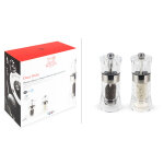 Duo moulin � sel et poivre en acrylique et inox peugeot oslo