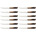 Ensemble de 12 couteaux  steak dents pointe arrondie modle 29810 - 173 tramontina