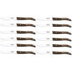 Ensemble de 12 couteaux  steak lame lisse style french tramontina