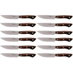Ensemble de 12 couteaux  steak srie jumbo 29810 / 144 tramontina lame semi - dentele
