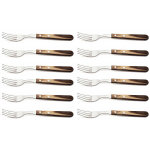Ensemble de 12 fourchettes  steak 29810 / 012 jumbo tramontina 21, 5cm