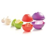 Ensemble de 4 boites de conservation pour l�gumes mastrad en polypropyl�ne