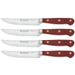 Ensemble de 4 couteaux  steak forgs lame 12cm gamme classic colour tasty sumac wusthof
