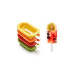 Ensemble de 4 moules  glace en silicone forme esquimau 95ml