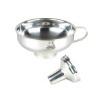 Entonnoir pour confitures en acier inox 18 / 8  2 embouts