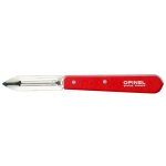 Eplucheur opinel lame de 6cm microdentée en inox et manche rouge Eplucheur opinel lame de 6cm microdentée en inox et manche rouge