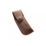 tui old bear en cuir brun grand modle pour couteaux pliants de la marque