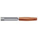 videur de pommes triangle sense lame crante inox 20mm et manche en prunier