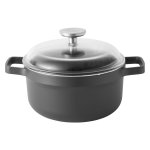 Faitout berghoff gem en fonte compatible induction + couvercle