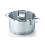 Faitout avec couvercle en verre 24cm