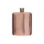 Flasque 180ml avec bouchon à vis - finition or rose Flasque 180ml avec bouchon à vis - finition or rose