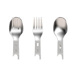 Fourchette et cuillère pour opinel n°8 + étui serviette Fourchette et cuillère pour opinel n°8 + étui serviette