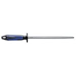 Fusil  aiguiser carr dick scandic taille standard et fine mche 25cm manche bleu et noir
