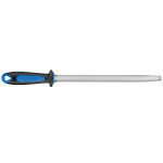 Fusil  aiguiser fischer mche ovale 30cm taillage fin et manche bleu