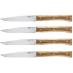 Gamme facette 4 couteaux de table 11cm olivier opinel