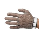 Gant de protection niroflex en cotte de maille inox taille s sangle blanche
