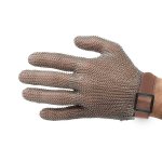 Gant de protection niroflex en cotte de maille inox taille xxs sangle marron Gant de protection niroflex en cotte de maille inox taille xxs sangle marron