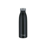 Gourde isotherme thermos en acier inox noir mat Gourde isotherme thermos en acier inox noir mat