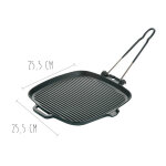 Grill fonte carr� le chasseur 25, 5x25, 5cm