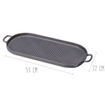 Grill en fonte ovale matfer le chasseur 53x23cm