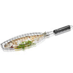 Grille pour le poisson au barbecue gefu en inox