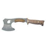 Hachette bushcraft 30cm modle kobra kob0115 wildsteer double manche avec tui