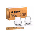 Kit de d�gustation 2 verres graham cookut avec billes en marbre et guide