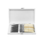Laguiole bougna coffret 6 couteaux de table ouvrags