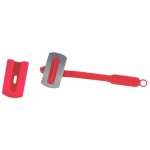 Lame de boulanger grignette rouge - lame inox pivotante - lot de 10
