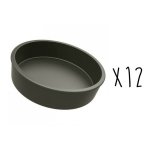 Lot de 12 moules pour millasson �vas� en exoglass� matfer