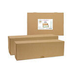 Lot 2 botes en carton pour cake / bche scrapcooking