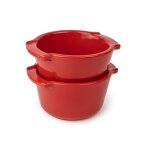 Lot de 2 ramequins rouge 11cm modle appolia peugeot