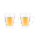 Lot de 2 tasses à café double paroi bodum bistro 45cl Lot de 2 tasses à café double paroi bodum bistro 45cl