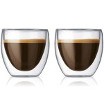 Lot de 2 verres à café bodum pavina 8cl double paroi Lot de 2 verres à café bodum pavina 8cl double paroi