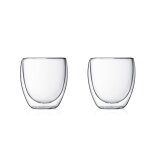 Lot de 2 verres à café double paroi bodum pavina 25cl Lot de 2 verres à café double paroi bodum pavina 25cl