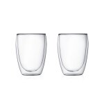 Lot de 2 verres à café double paroi bodum pavina 35cl Lot de 2 verres à café double paroi bodum pavina 35cl