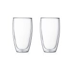 Lot de 2 verres à café double paroi bodum pavina 45cl Lot de 2 verres à café double paroi bodum pavina 45cl
